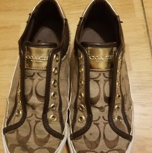 COACH BROWN WOMEN SHOES 7.5